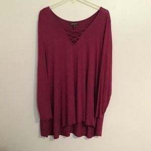 Lane bryant purple tunic ❤